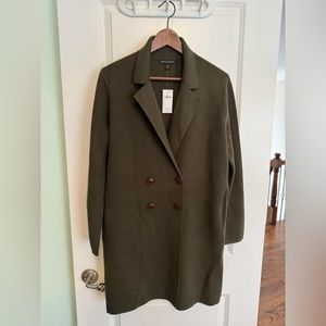 Brand new with tags Banana Republic Olive Green sweater coat / coatigan